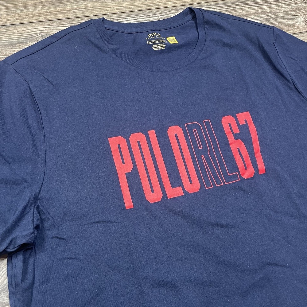 Polo Ralph Lauren Men's Classic-Fit Logo Jersey T-Shirt Navy Size XL NWT